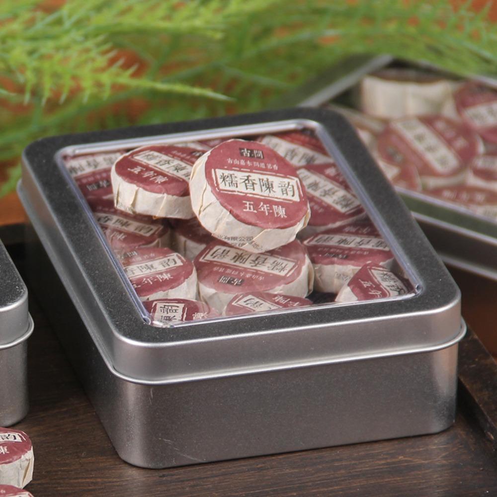Mini Tuo & Square Tea Gift Box: Black, White, Pu'er & Chenpi