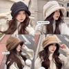 Vintage Fisherman Hat With Fleece Lining For Winter Casual Warmth