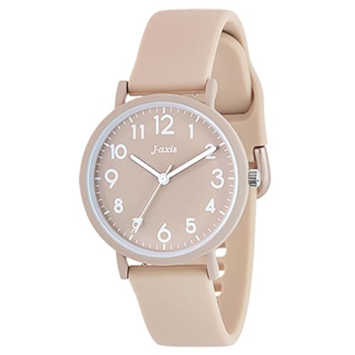 Sun Flame J-Axis Women s Watch with Rubber Strap, Brown, CF2D0006