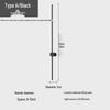 Nordic Rotatable Long Strip Wall Lamp - Modern Luxury for Living Room or Bedroom