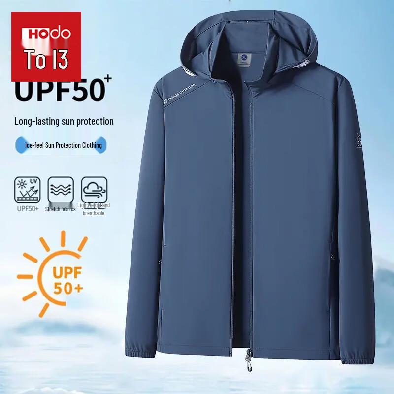 Hodo Men s Lightweight Ice Silk Sun Protection Hoodie 5XL