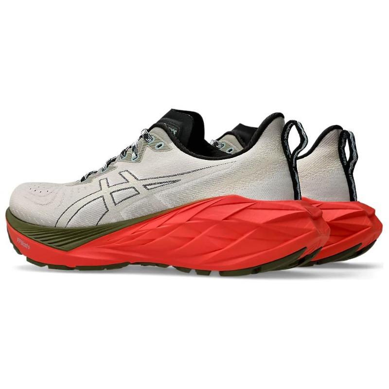 Asics Scarpe da Corsa Basse Novablast 4 TR Uomo Grigio Rosso 1011B850-300