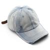 Japanische Damen personalisierte gewaschene Denim Retro einfarbige leichte Boardkappe Outdoor Herren Reise Sonnenschutz Schattierung Baseballkappe
