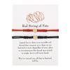 Popular Adjustable Red String Bracelet with Blue Evil Eye for Luck and Friendship