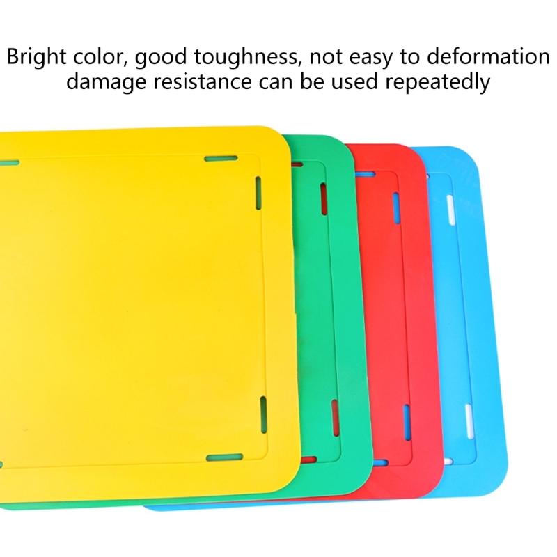 Football Training Targets Discs Football Goal Agility Targets Disc With Strap for Accurate Training