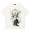 Streetwear Bothsides Graphic T-Shirt Cotton Tshirt Unisex Tops Tees Summer Short Sleeves T Shirt