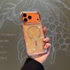 The new Dream Galaxy magnetic suction is suitable for iPhone17promax mobile phone case, transparent glitter, Apple 14 fashion case.