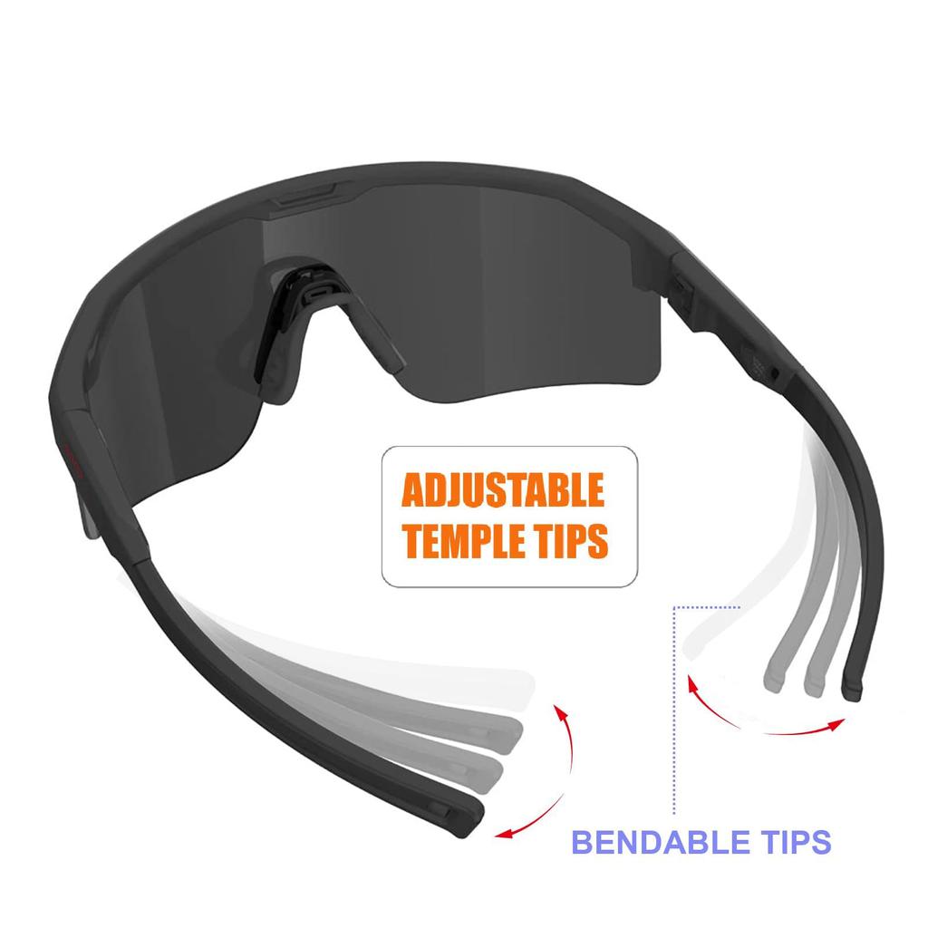 Polarized Small Sports Sunglasses for Young People and Beach and Fishing [ER00] Women, Cycling, Running, MTB, Baseball, Skiing, Volleyball,