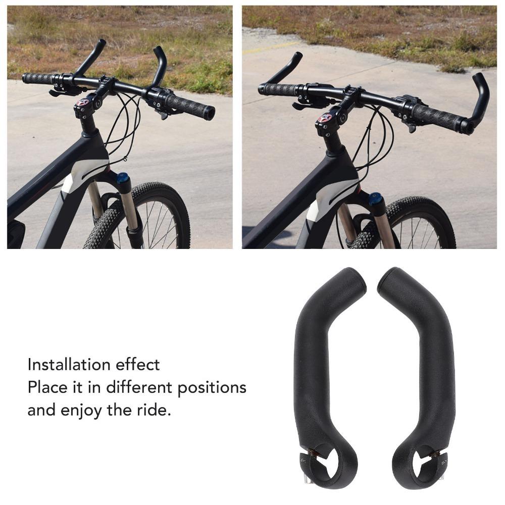 1 Pair Ergonomic Bike Bar End Lightweight Bike Rest Handlebar End Long Distance Riding