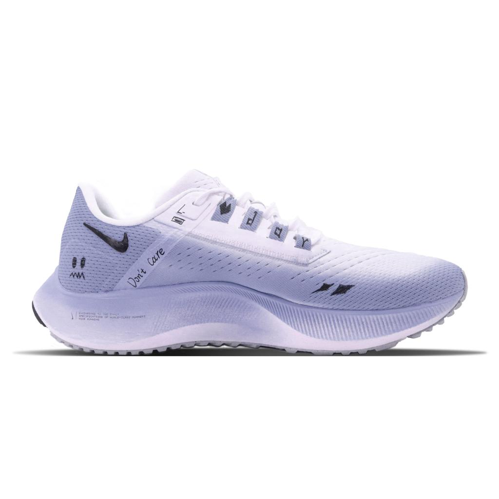 Nike Pegasus 38 Fabric Slip Resistant Abrasion Resistant Low top Running Shoes Men's White Gray CW7356-100(Team147-)