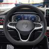 Univerzálny tenký kryt volantu z pravej kože pre VW Polo Plus, priemer 38 cm, športový štýl, pre všetky ročné obdobia