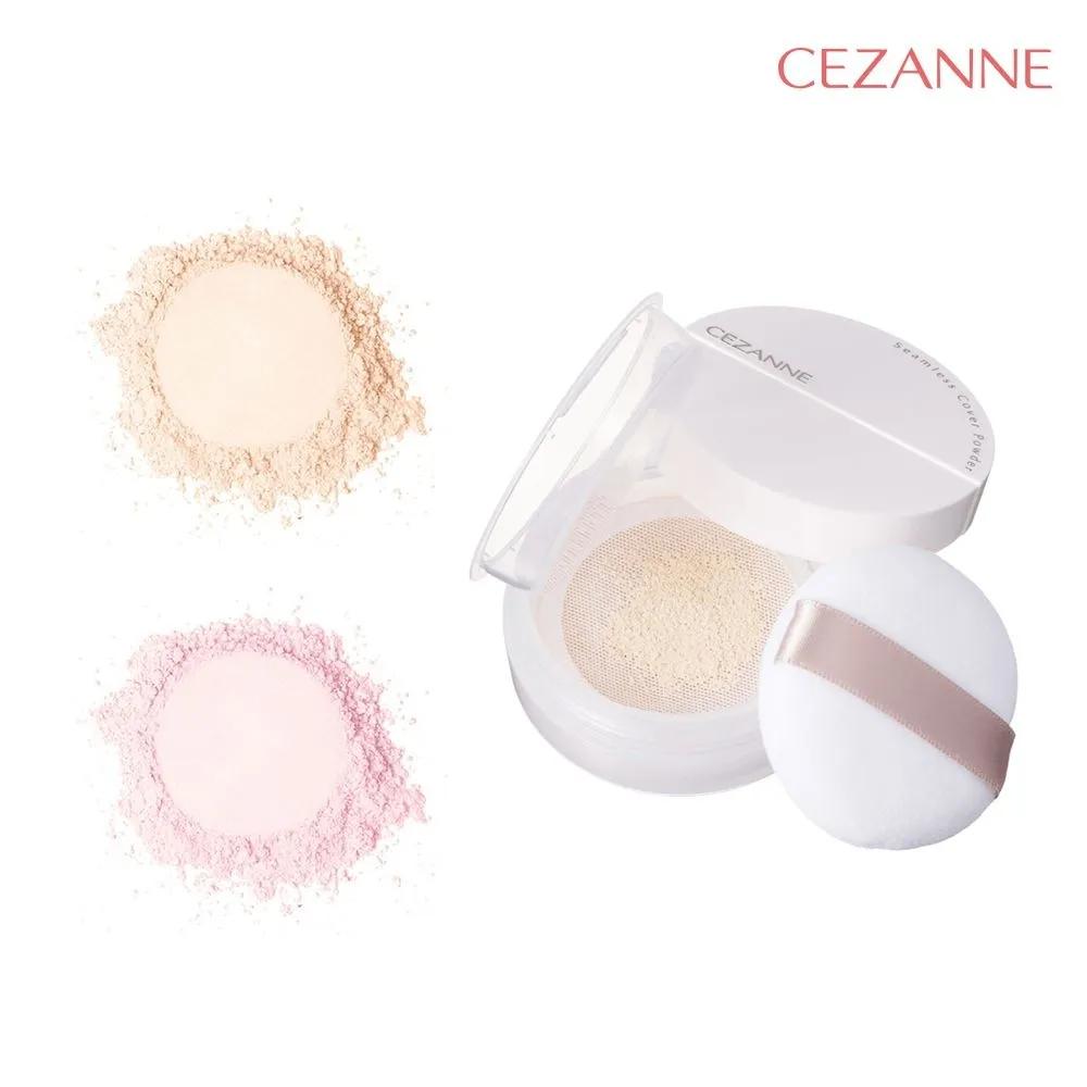 CEZANNE High-Adhesion Coverage Pore-Close Peach Filter Powder 01 Foggy Beige