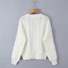 Women's European & American Style Long Sleeve Button-Up Cardigan Sweater - Fashionable & Casual