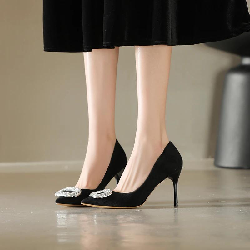 Fashion Shoes for Women 2024 Brand Design Women's Pumps Sexy Pointed Dress Shoes Casual Fashion Stilettos Elegant Wedding Shoes Bride