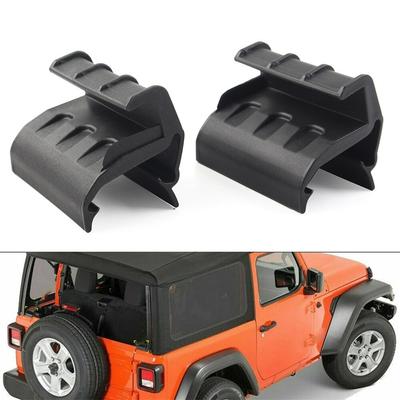 Pár upevňovacích klipů zadního okna plátěné střechy pro Jeep Wrangler JK JKU 07-18