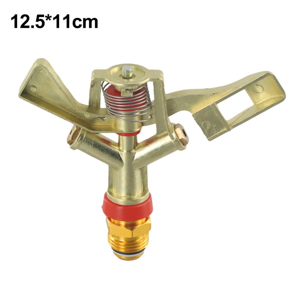 Brass° 1/2 Adjustable Water Sprinkler Lawn Watering Garden Spray Nozzle