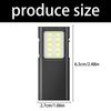 Portable ABS Small Flashlights 800LM Flood Light 4 Adjustable Mode Waterproof Plastic Texture for Home Running Repair