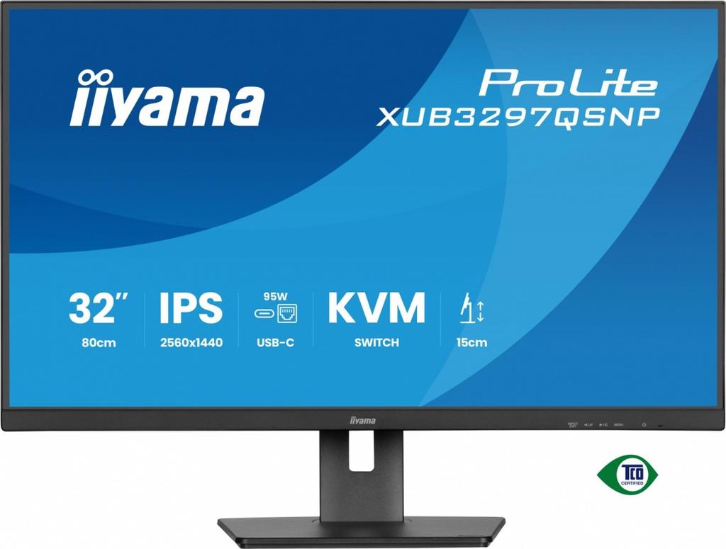 Monitor 32 inches XUB3297QSNP-B1 IPS,QHD,USB-C DOCK (95W), USB HUB 4x, KVM, RJ45