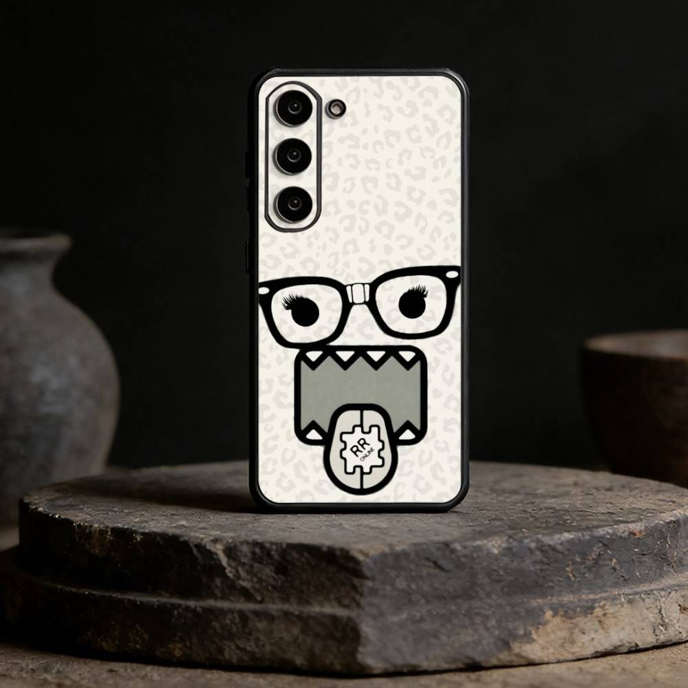 Cute Domo-kun Phone Case Phone Case For Samsung Galaxy A20,21s,22,31,32,52,53,72,73,80,91 Soft Black Shell