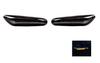 LED Marker Lights, Black - 2 Pieces, Compatible with BMW, 12V, Off-Road