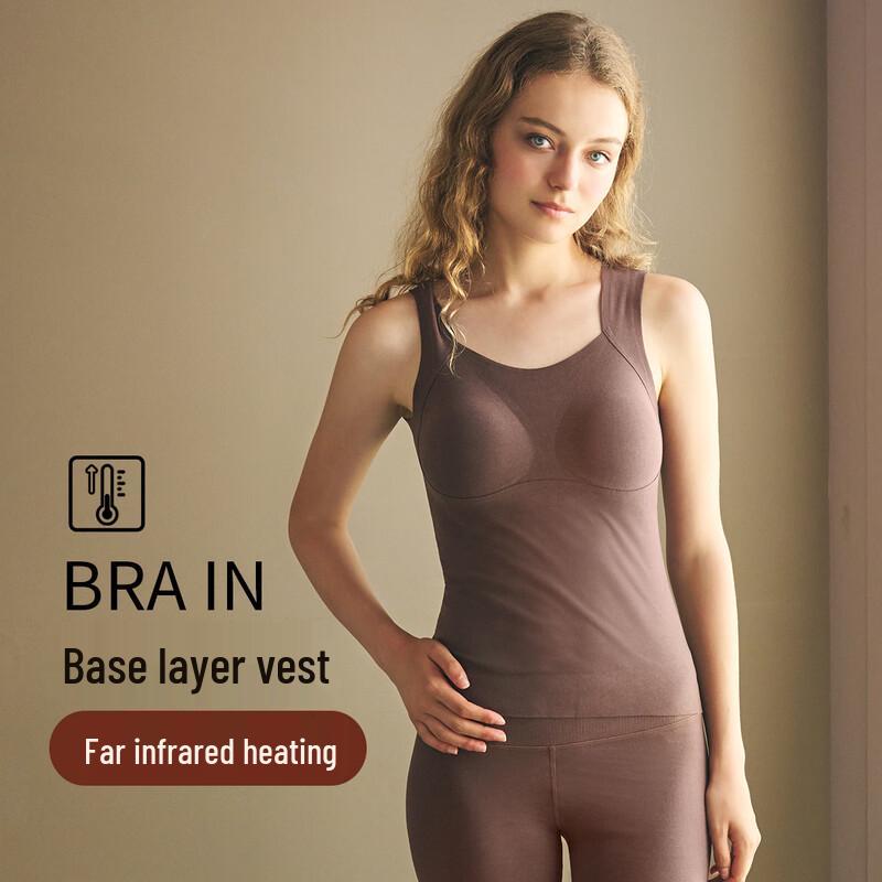 

Женская термомайка Wacoal UV55E5 из смесовой шерсти со встроенным бюстгальтером XL (170/95)