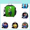Stylish Super Mario Crossbody Bag For Students Durable Oxford Cloth Shoulder Bag