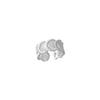 Elegant Women's Double-Layer Hollow Shell Ring - Trendy, Light Luxury Statement for Index Finger.