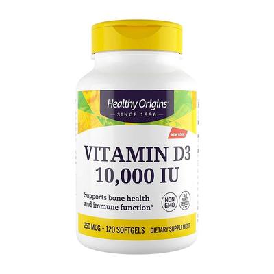 Vitamin D3 10000 IU, 120 Softgels