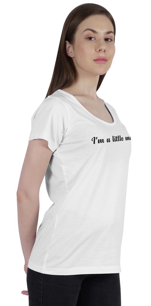 Inkmeso I'm A Little Moody Graphic Printed Tee Top Quote Tshirt