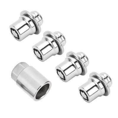 Satz aus 4 Radmuttern Radsicherungsmuttern Stahlradmuttern Rennmuttern 12mm