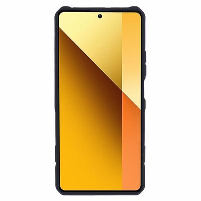 Für Xiaomi Redmi Note 13 5G Handyhülle Kratzfeste PC+TPU Schutzhülle mit Ring-Ständer