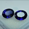 18.60 Ct Natural Blue Sapphire Certified Pair Gemstones Oval Cut Making Jewelry