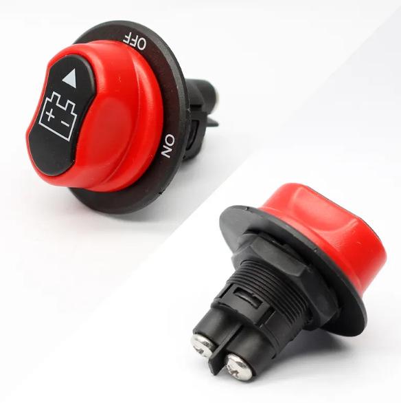 100A Yacht Battery Disconnect Knob Type Power Master Switch, 200A Capacity