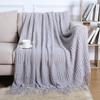 Nordic Tassel Sofa Throw Blanket - Air Conditioning Nap & Hotel Bed Runner, Summer Bed Flag, Bed End Blanket
