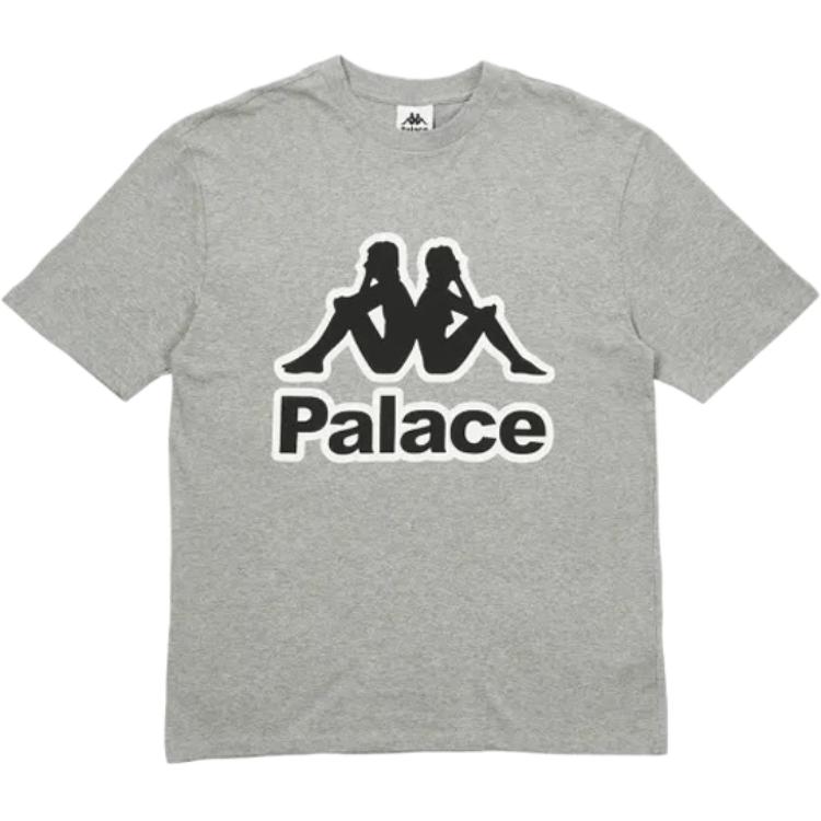 Palace X Kappa Solid Logo Crew Neck Short Sleeve T-Shirt Unisex T-Shirts P21KPTS002