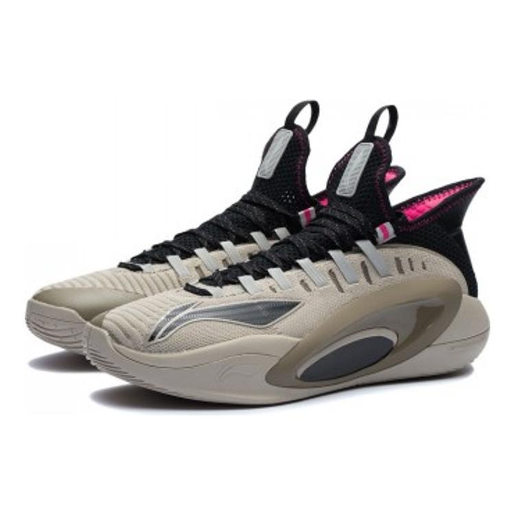 Li Ning Phantom Textile, Synthetic Leather, TPU Cushioning Slip Resistant Abrasion Resistant Coverage Support Low Top ABAR127-4