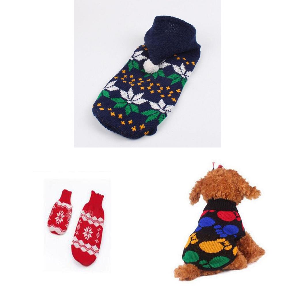 Pet Sweater For Dogs And Cats With Ethnic Design And Pullover Style For Winter Comfort