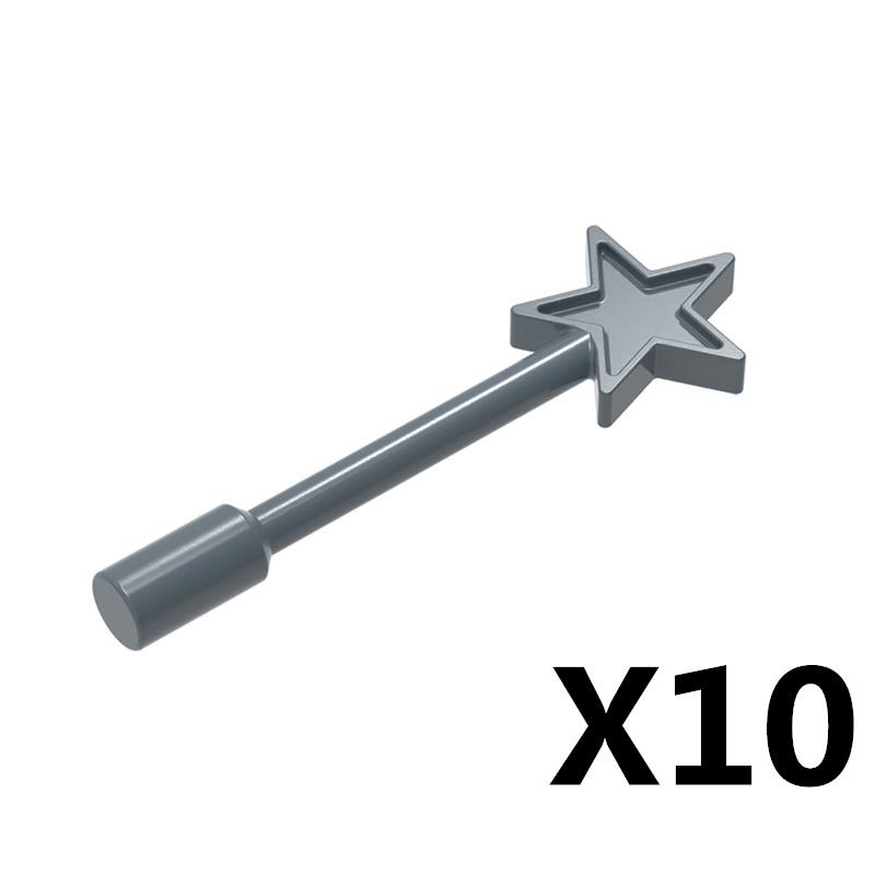 Medieval Knight MOC Building Block Helmet Mask Soldier Weapon Short Trident Shoulder Armour Vest Gun Hoe Axe Sword Toy Gift K049