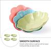 4pcs Premium Thick Food-Grade Pp Smooth Large Capacity Snack Fruit Salad Cake Candy Storage Tray Home Kitchen Office
