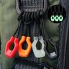 6Pcs Luminous Zipper Pullers Convenient Zippers Extension Knapsack Jacket Tent Zipper Pull Slider Head Tool Luggage Accessories