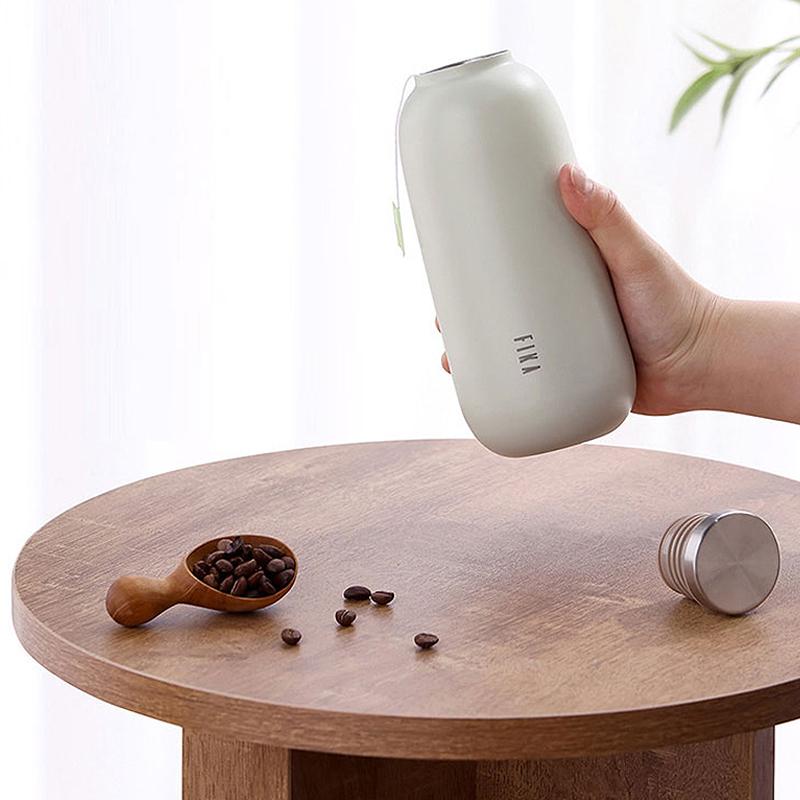 NeoFlam FIKA Kulatá termoska (400 ml) Slonová kost