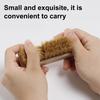 Cleaning Brush with Firm Grip Dry Wet Cleaning Soft Natural Bristles Multifunctional Square Beech Wood Design Cleaning Scrubber
