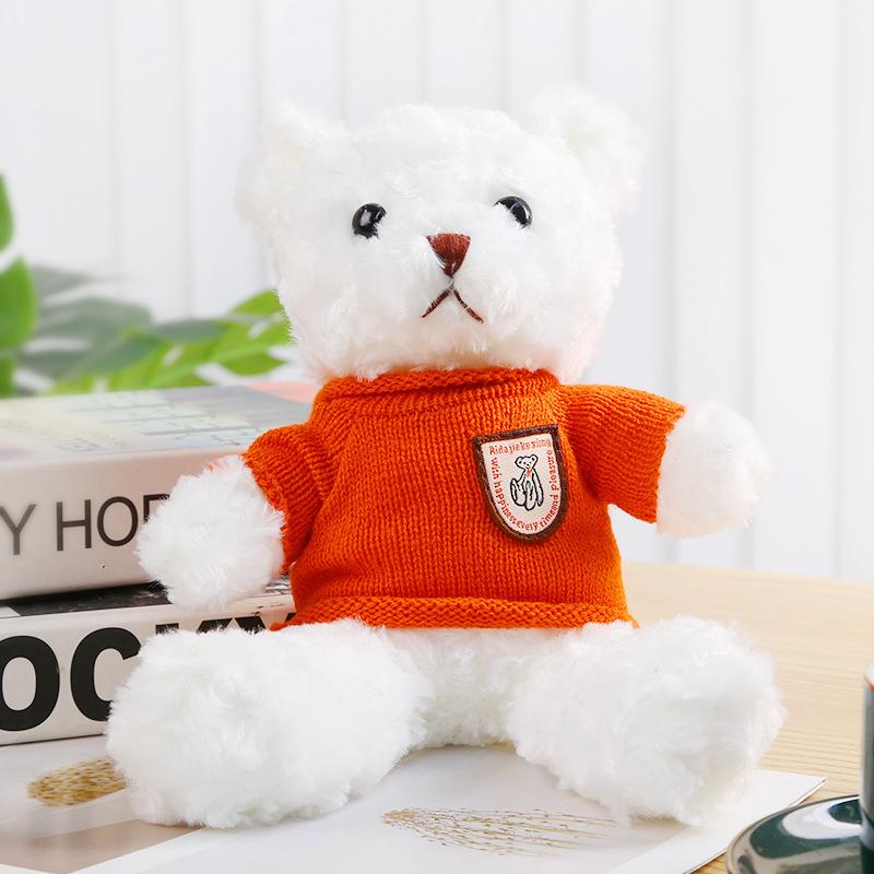 Teddy Bear Plush Hoodie Doll - Cute Activity Gift with Logo Print
