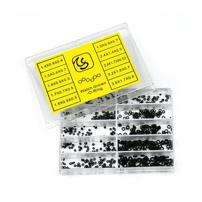 Multi-size Rubber O-ring Watch Crown Waterproof Sealing Tool Set