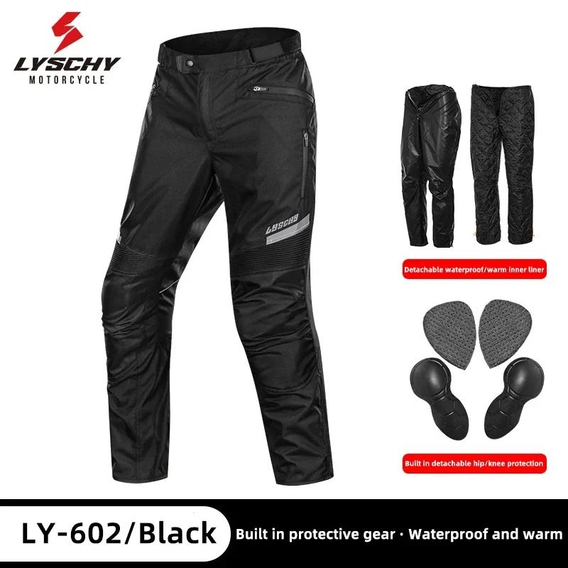 LYSCHY Motocross Jacket Autumn Winter Waterproof Warm Inner Liner Motorcycle Riding Clothing Anti-fall Off-road Jacket Rallysuit