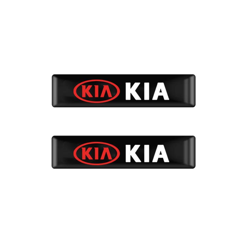 RGC1 3D Epoxy Car Interior Exterior Decoration Sticker for Kia Sportage Ceed Picanto Rio ProCeed Niro 5 3 4 K7 K5 K8 K3 Ray K9