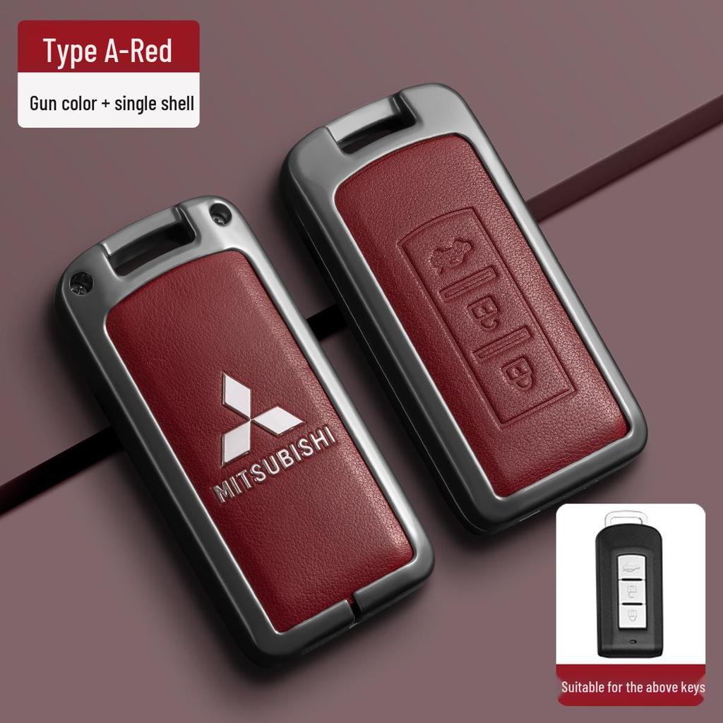 Mitsubishi Outlander/Eclipse/ASX/Pajero Key Case – High-Grade Shell Buckle