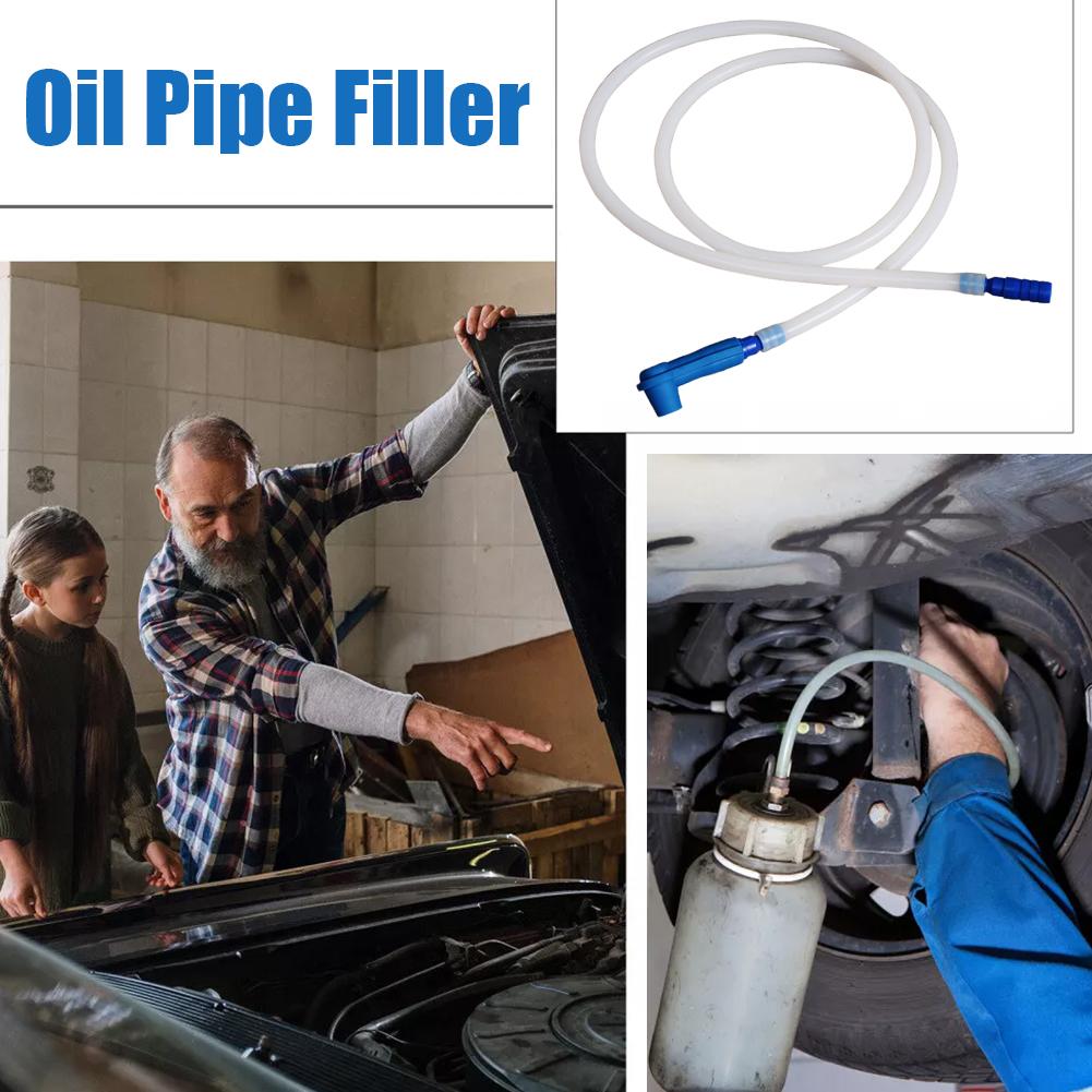 Car Brake Oil Changer Connector Emptying Tool Oil Pumping Pipe Brake Oil Replacement Auto Brake Oilling Connector Oil Filling