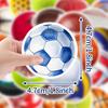 50 Mixed Sports Graffiti Stickers: Baseball, Football, Basketball - Waterproof and Decorative Decals