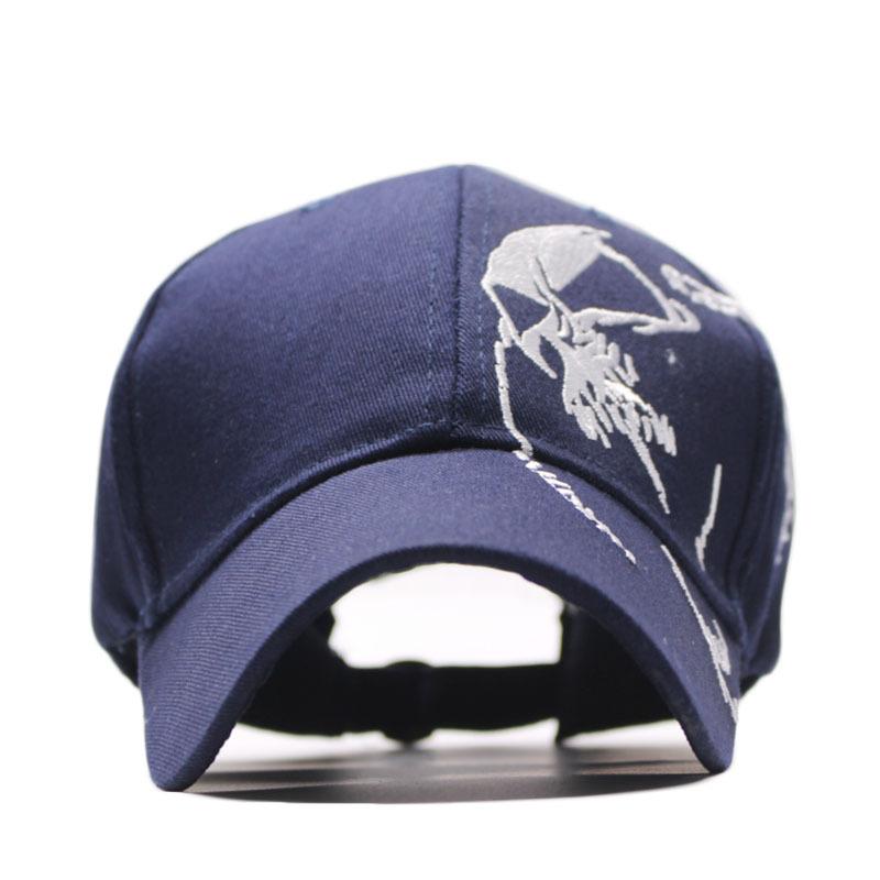 Popular old skull baseball cap washed full hat edged sun hat men's and women's new baseball caps